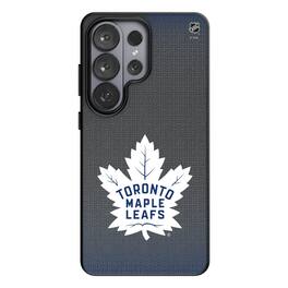 Keyscaper - NHL - Toronto Maple Leafs Linen Galaxy Magnetic Bump Case - S25 Ultra - Black