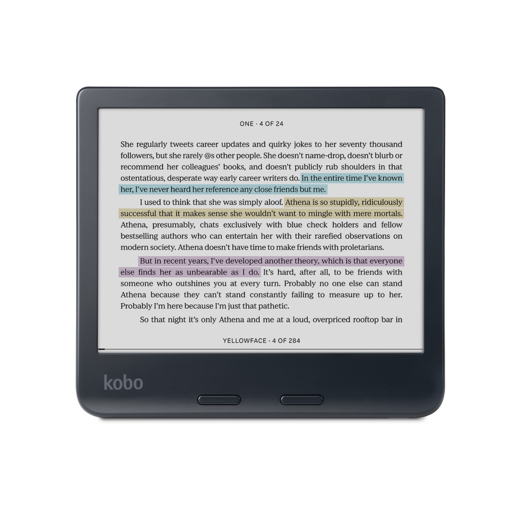 KOBO LIBRA COLOUR 2024版 32GB Kobo Libra Colour eReader (Black) with Bundle 2024 Clear