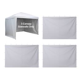 VEVOR - Canopy Sidewalls, Fit for 10 x 10 ft Pop Up Canopy Tent, Tent Side Walls with Waterproof and Sunlight Protection Layer - White