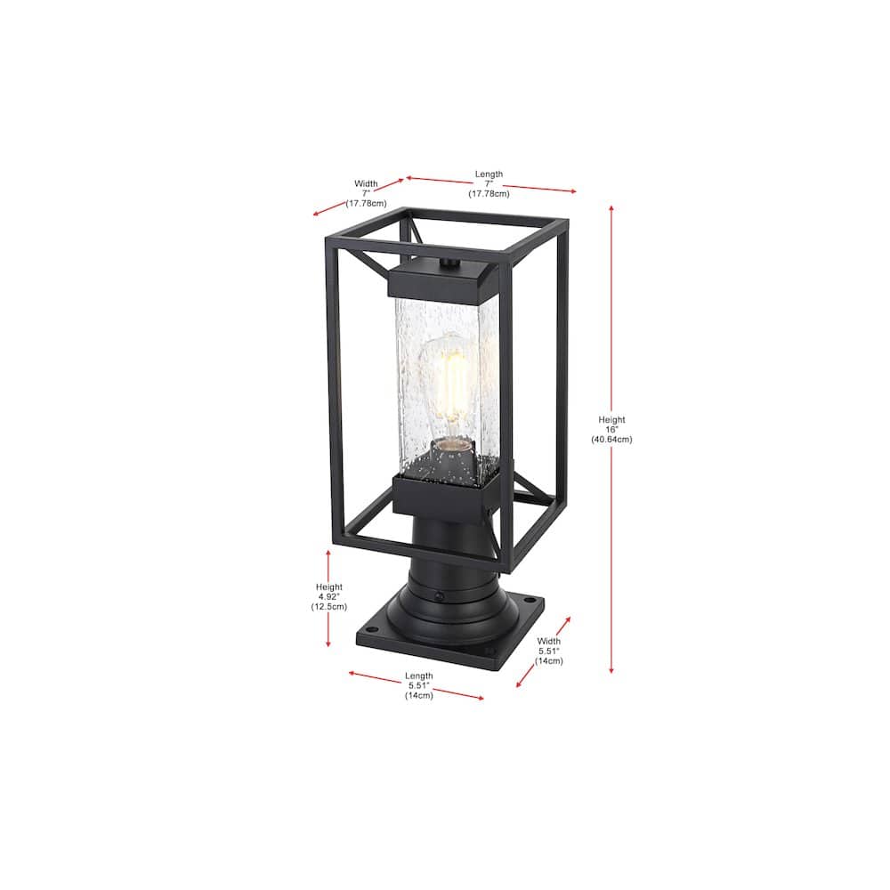 Elegant Lighting - Willington 7 inch Outdoor Pendant - Black price history on PriceWatchPro