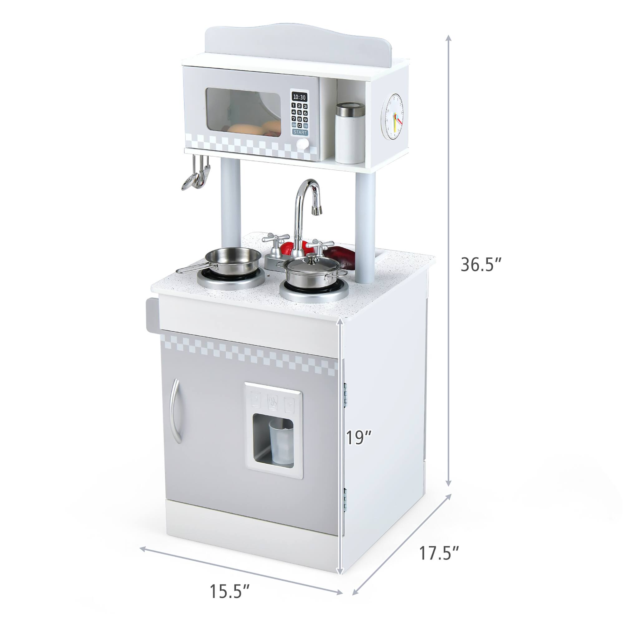 - 36.5"
- 19"
- 17.5"
- 15.5"
