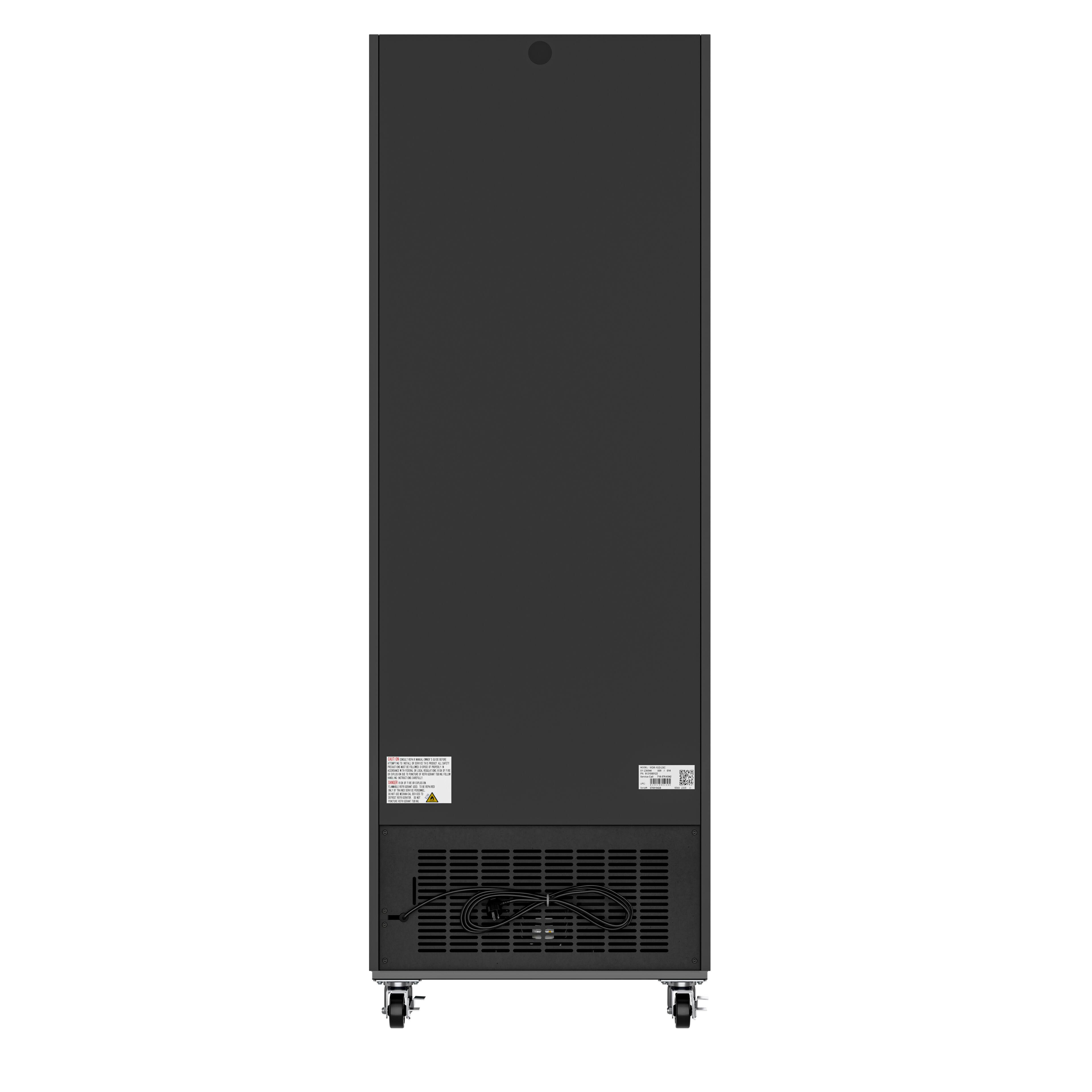 Alt View 7. Koolmore - 28 in. One-Door Merchandiser Refrigerator - 23 Cu Ft. MDR-1GD-23C - Black.