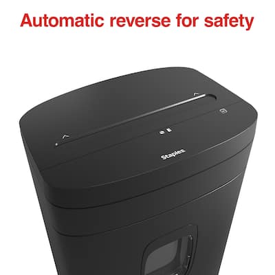 Staples 15 Sheet Cross Cut Multi Media Shredder (ST62154) Black Staples 15 Sheet Cross Cut Multi Media Shredder (ST62154) Black