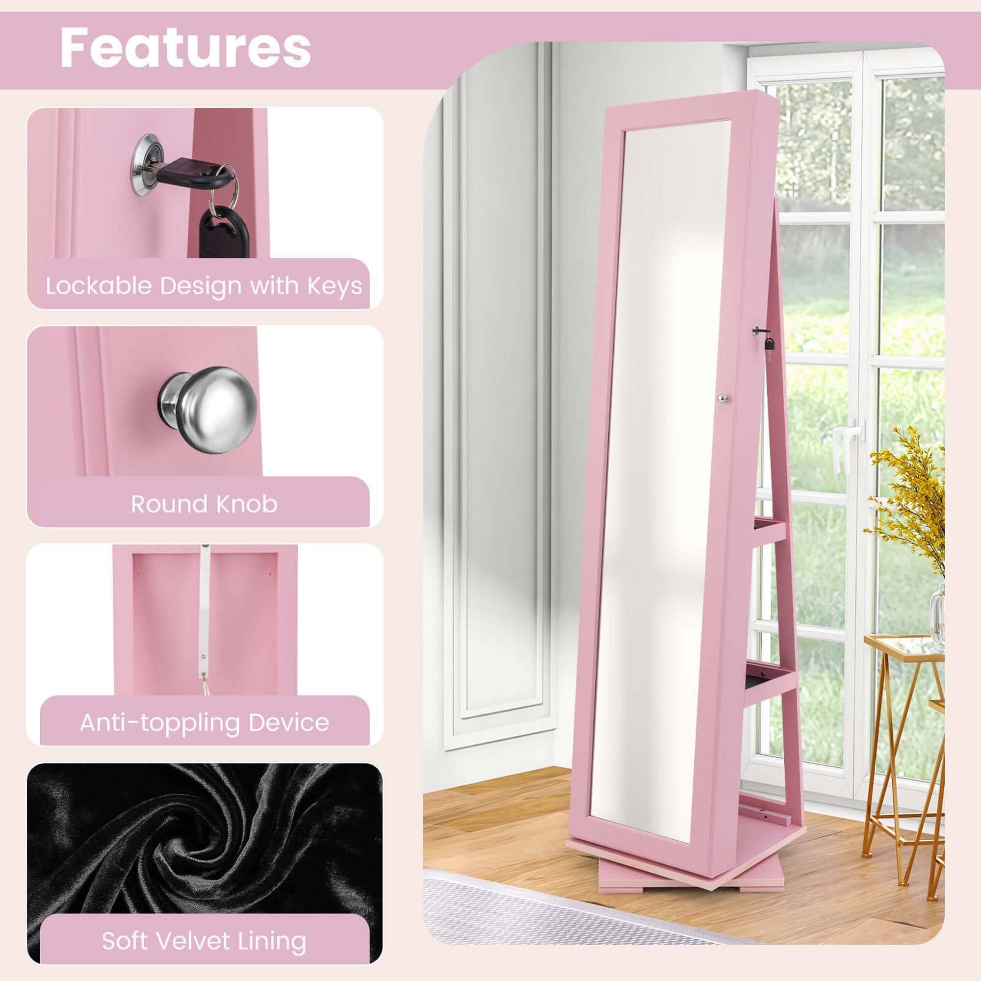 Features

- Lockable Design with Keys
- Round Knob
- Anti-toppling Device
- Soft Velvet Lining