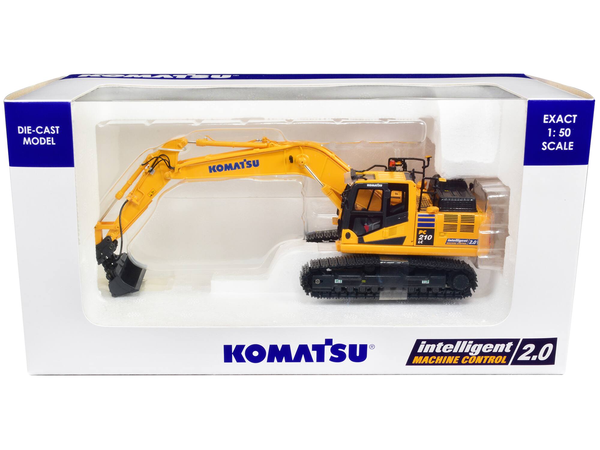 DIE-CAST MODEL  
KOMATSU  
EXACT 1:50 SCALE  
KOMATSU  
PC 210 LC  
intelligent 2.0  
KOMATSU intelligent 2.0 MACHINE CONTROL