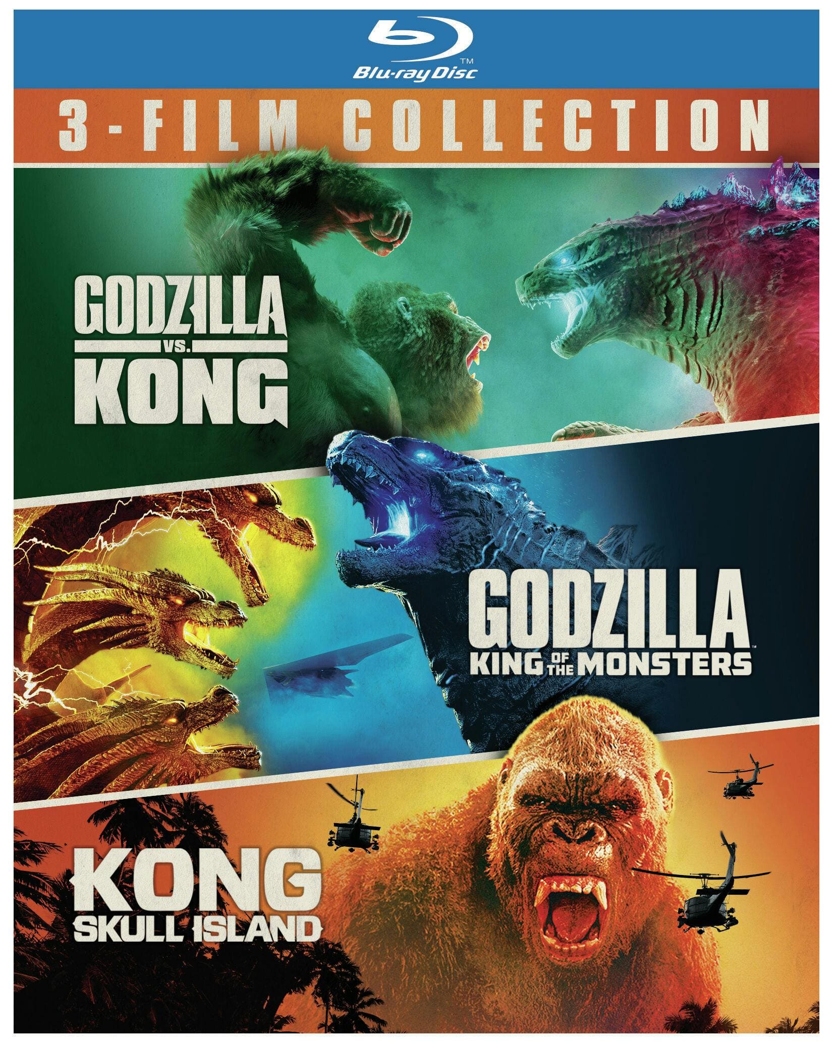 Godzilla/Godzilla: King of the Monsters/Kong: Skull Island (Box Set) [Blu-ray]