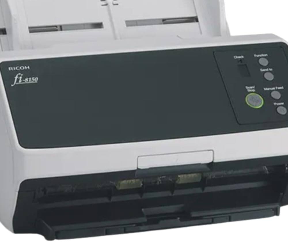 RICOH  
fi-8150

Check  
Folder  
Send to  
Manual Feed  
Power