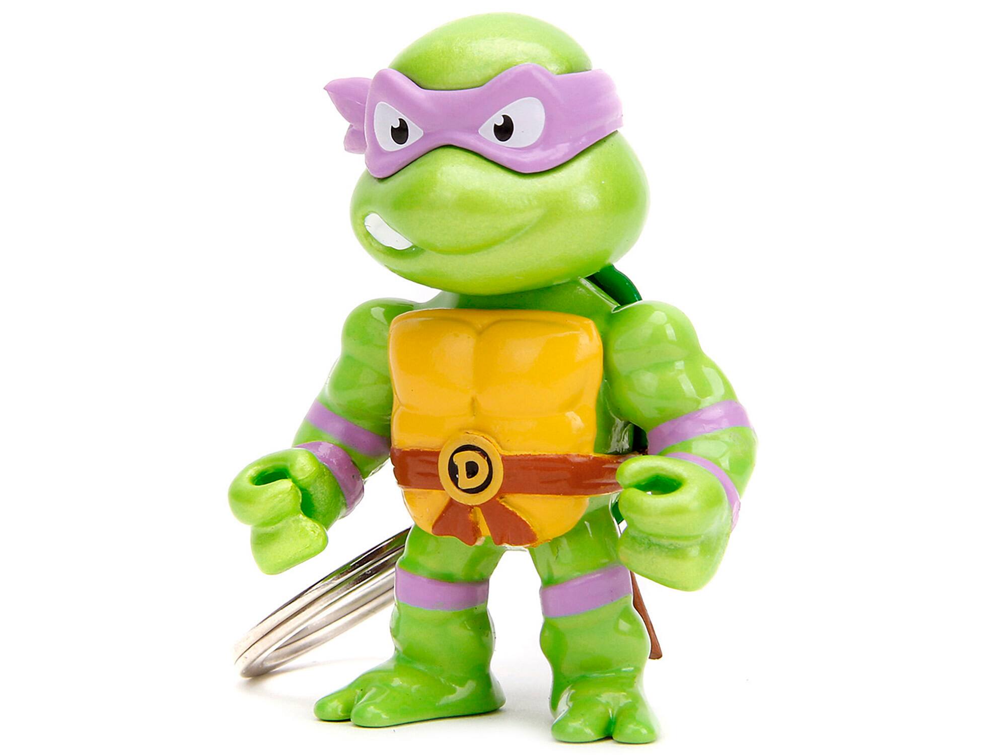 Alt View 7. Jada Toys - Jada Toys - Teenage Mutant Ninja Turtles - MetalFigs - 2.5" Diecast Keychain 4-Pack (TMNT)   - COLLECTIBLES - Multicolor.