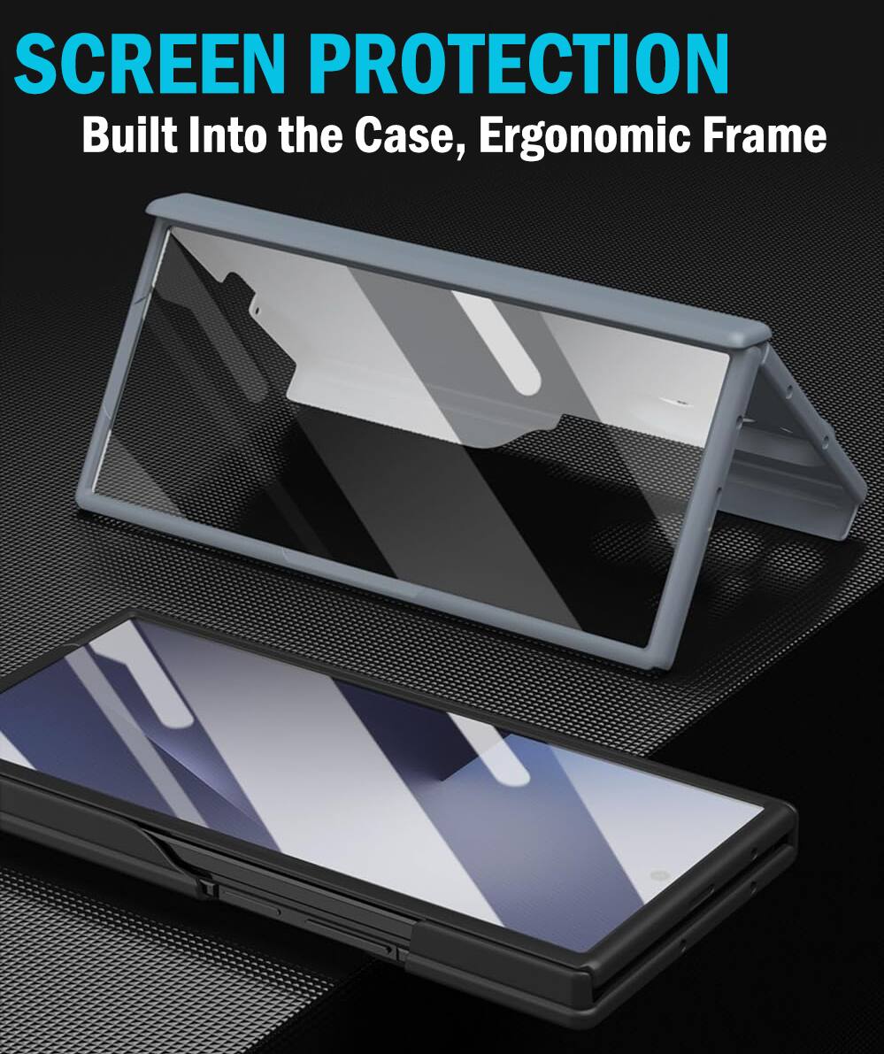 SCREEN PROTECTION  
Built Into the Case, Ergonomic Frame