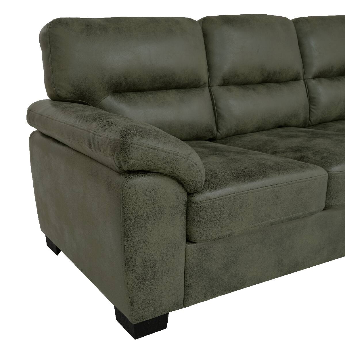 Alt View 9. Ropilly - Ropilly Olive Green Upholstered Sofa, 81 Inch 3 Seater Sofa with Padded Armrests for Living Room - Olive Green.