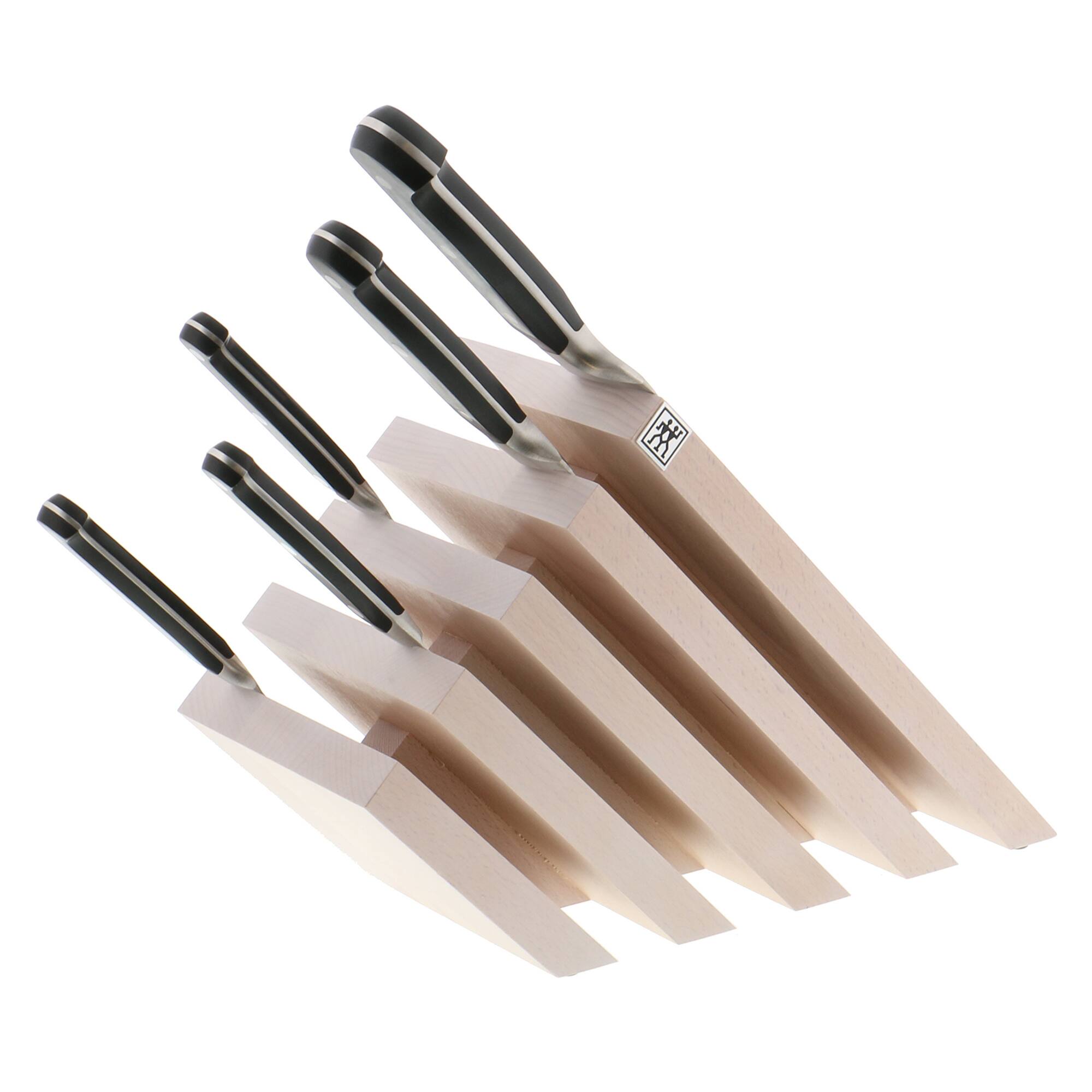 Alt View 1. ZWILLING - ZWILLING Italian Slanted Magnetic Knife Block - White-Colored Beechwood - White.