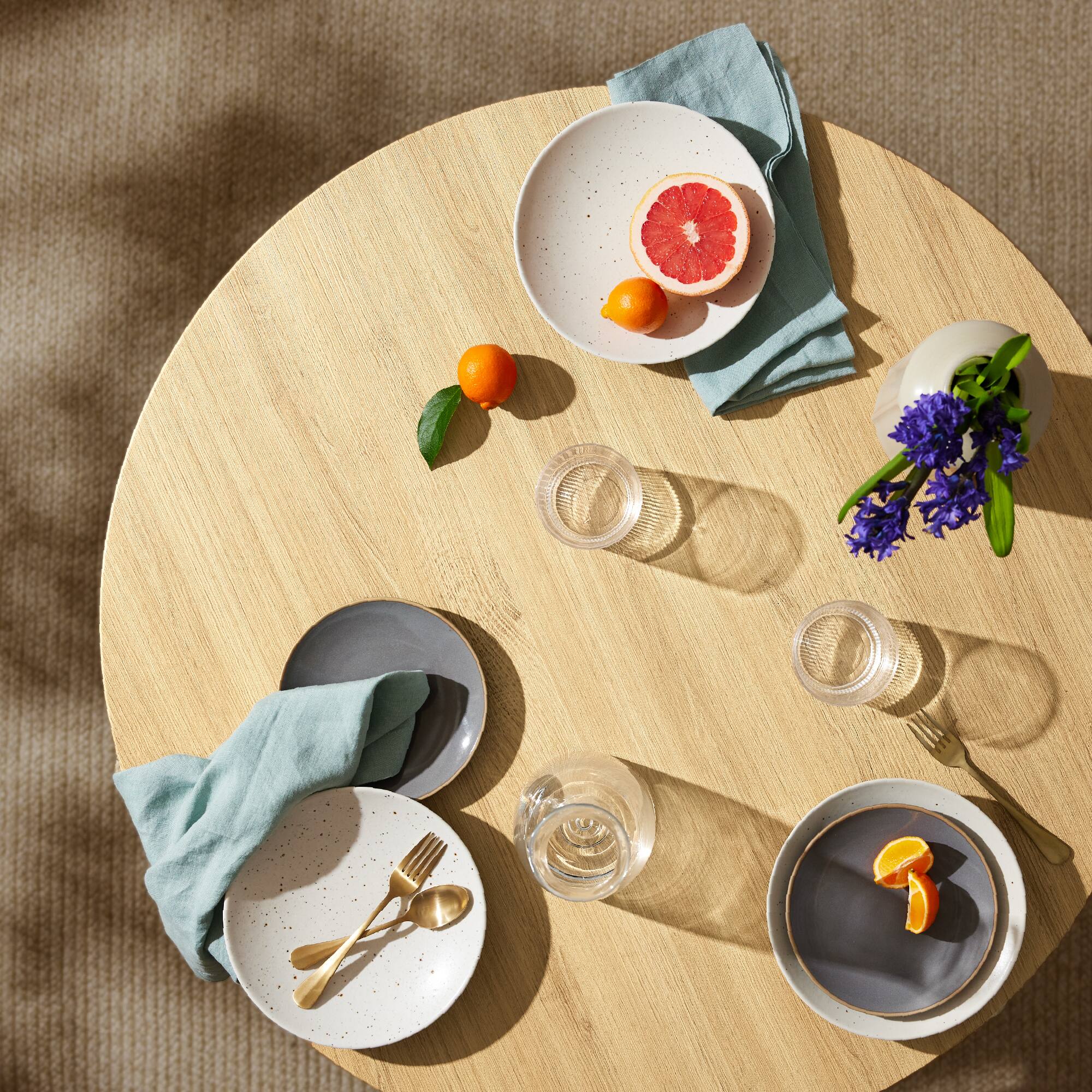 Alt View 5. Best Choice Products - Best Choice Products 35.5in Mid-Century Modern Round Dining Table w/ Steel Legs, Adjustable Feet - Natural - Natural.