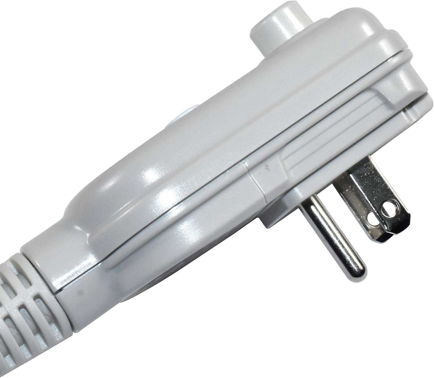 Alt View 2. HQRP - HQRP 14AWG LCDI Power Cord Plug for A/C Air Conditioner, 7.5FT 120V 15A 1800W 60Hz NEMA 5-15P, 0651515LY L15515 L22515 - white.