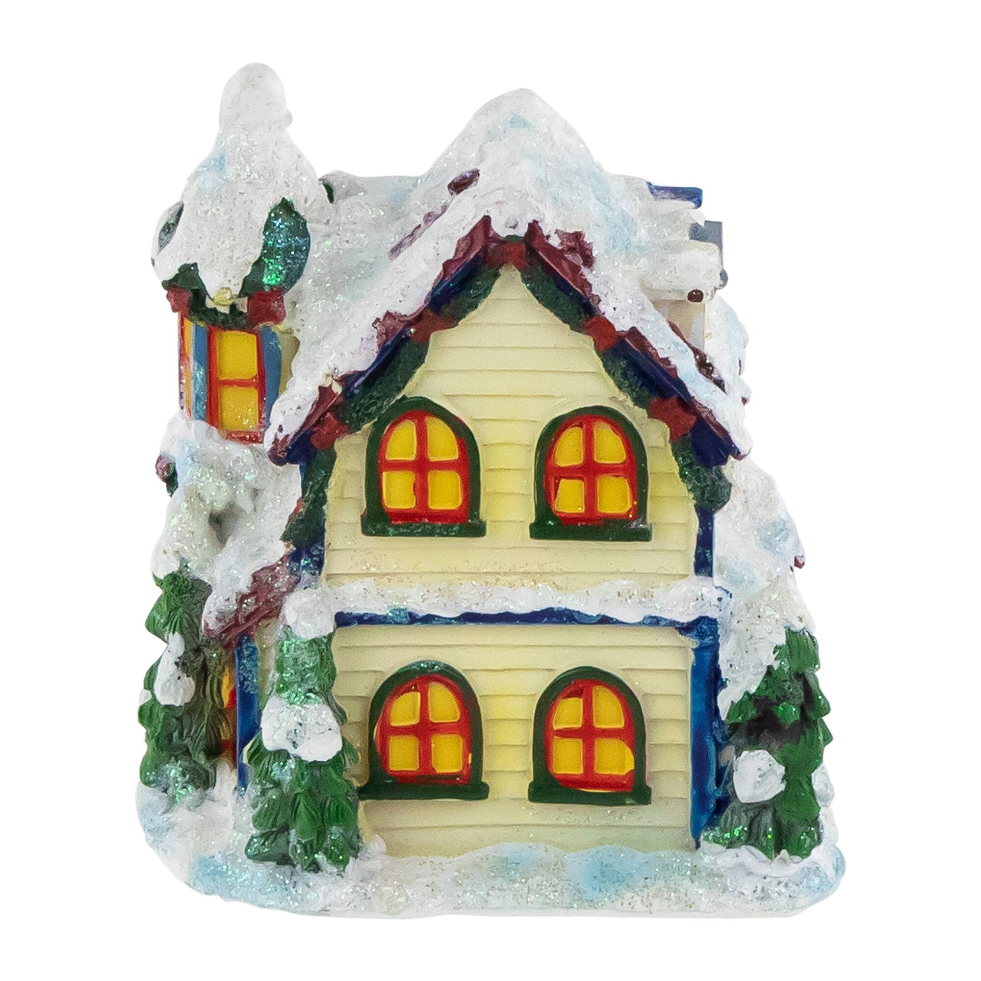 Alt View 3. Northlight - Children's Toy Store Christmas Village Building Decoration - 4" - Yellow.