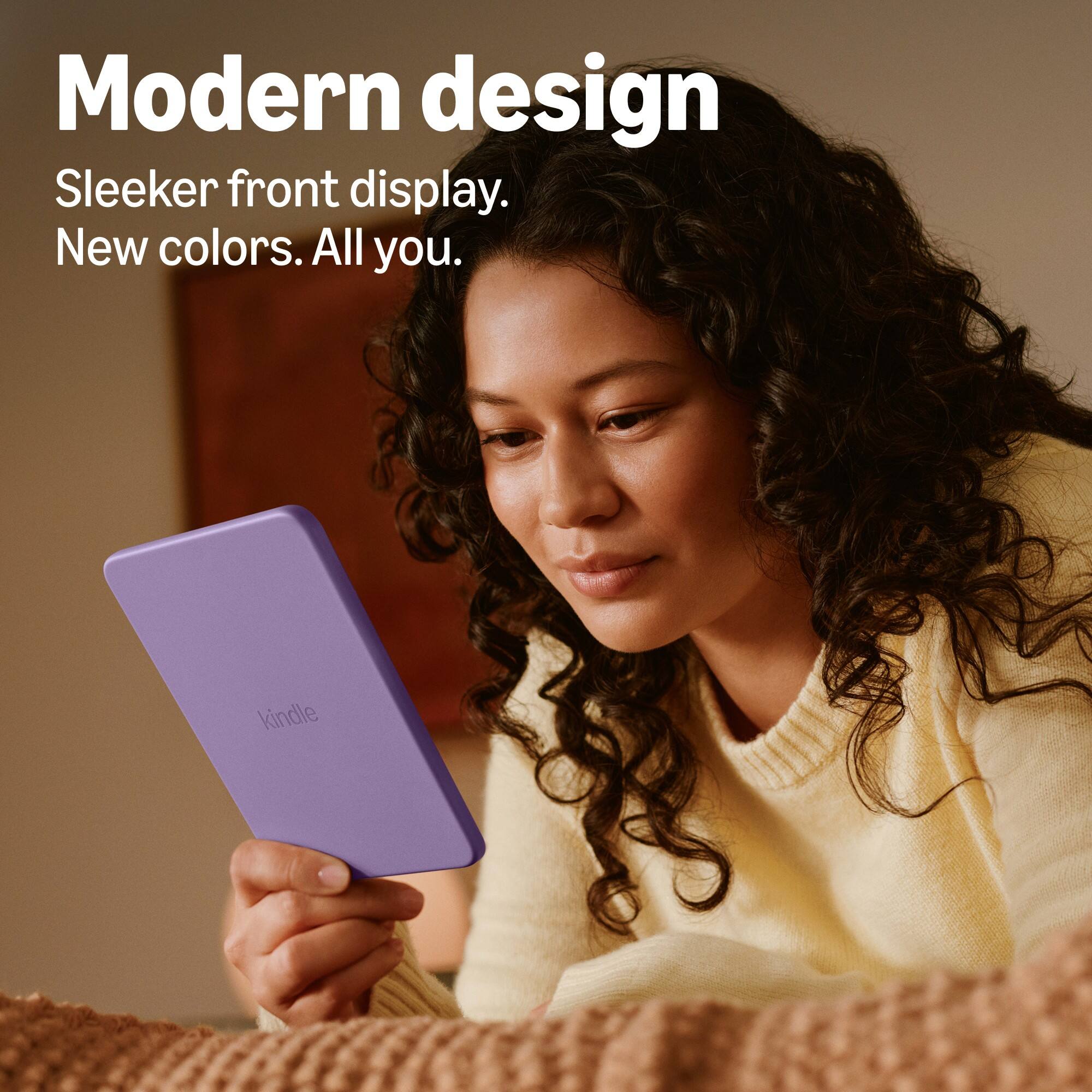 Modern design  
Sleeker front display.  
New colors. All you.