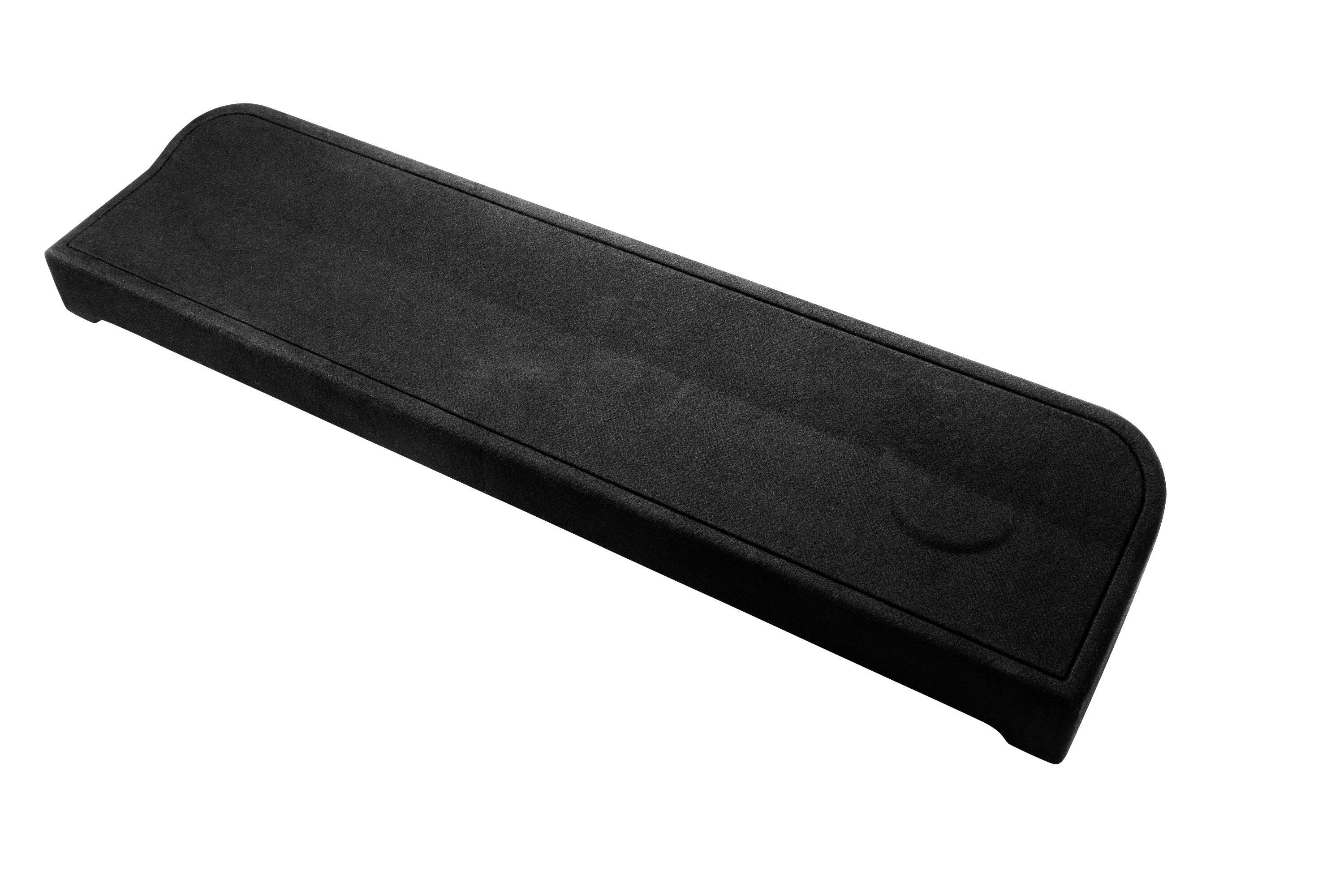 Angle. KICKER - L7T Custom Fit Dual 10" 2-Ohm Down Firing Enclosure Subwoofer for Select Ford F-150s - Black.