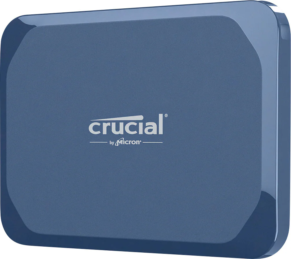 Crucial - X10 4TB External USB-C SSD - Blue