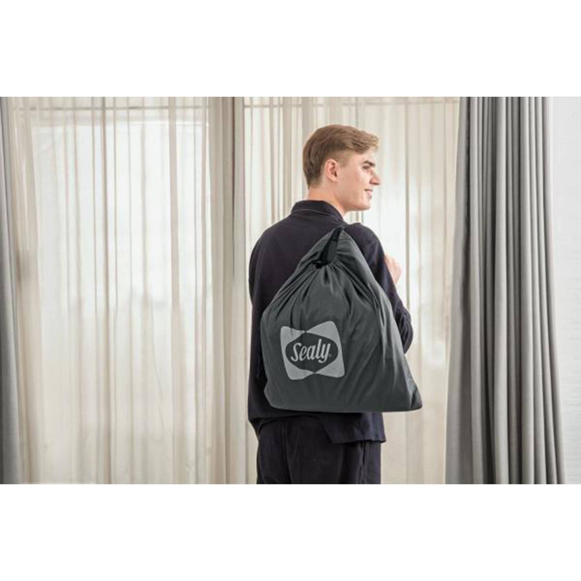 Alt View 7. Sealy - Sealy Tritech Twin 18" Air Mattress Bed 2 Person with Built-In AC Pump, 2 Pack - PVC.