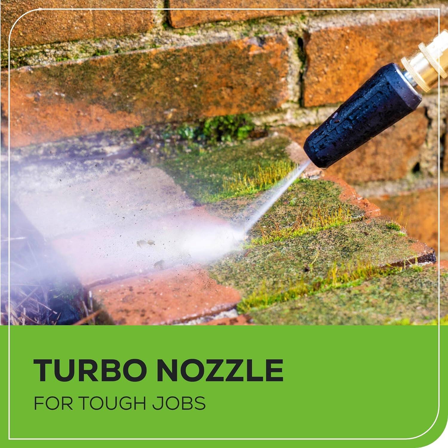 TURBO NOZZLE  
FOR TOUGH JOBS