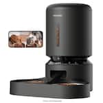 PETLIBRO - Granary WiFi Stainless Steel Dual Food Tray 5L Automatic Dog and Cat Feeder with Camera Monitoring - Black