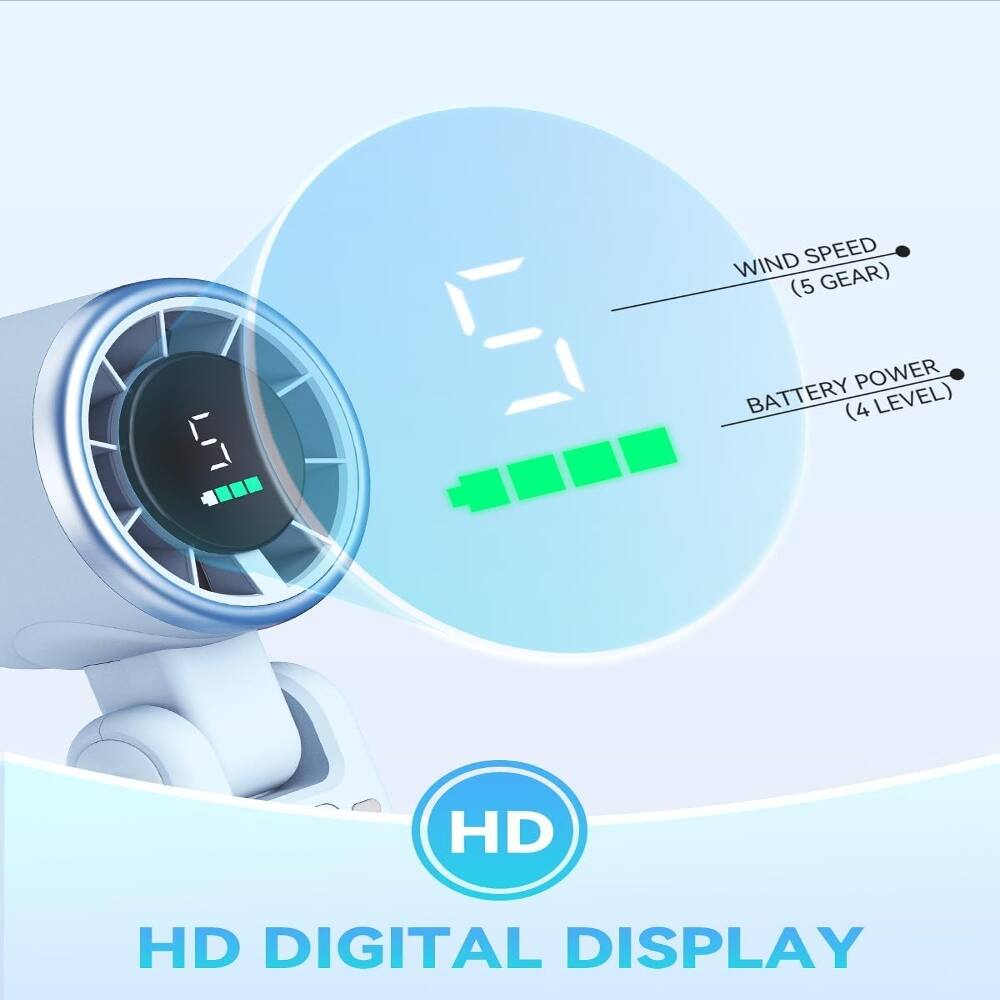 WIND SPEED (5 GEAR)  
BATTERY POWER (4 LEVEL)  
HD DIGITAL DISPLAY