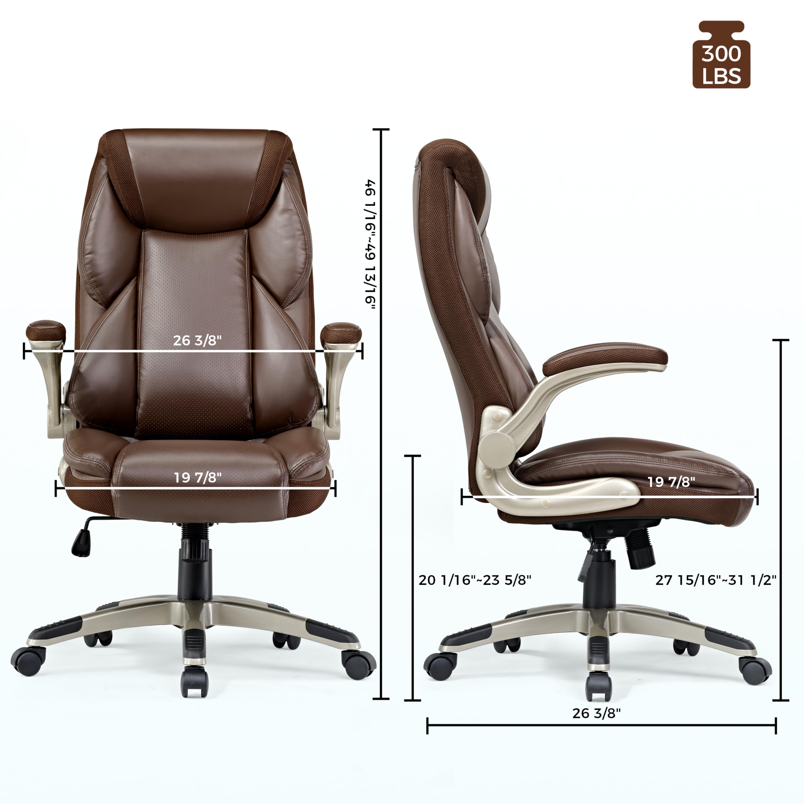 300 LBS, 26 3/8", 46 L/L 1/16"-49 13/16", 19 7/8", 20 1/1 1/16"-23 5/8", 27 15/16"-31 1/2", 26 3/8"