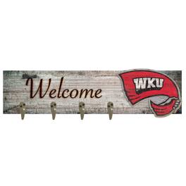 Fan Creations - Western Kentucky Hilltoppers 24" x 6" Mounted Coat Hanger - Multicolor