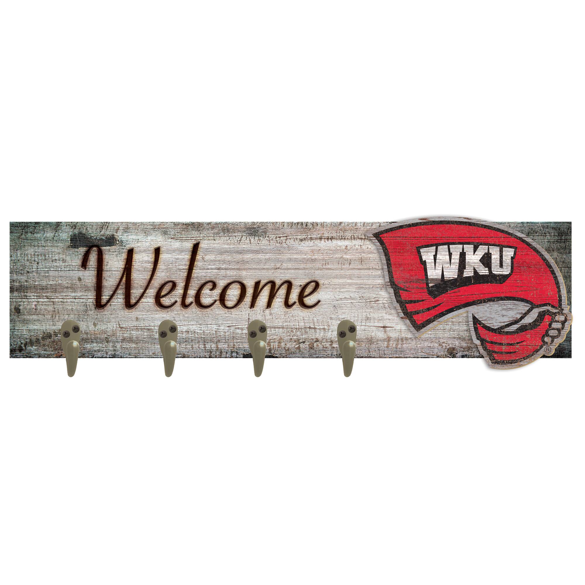 Western Kentucky Hilltoppers 24" x 6" Mounted Coat Hanger