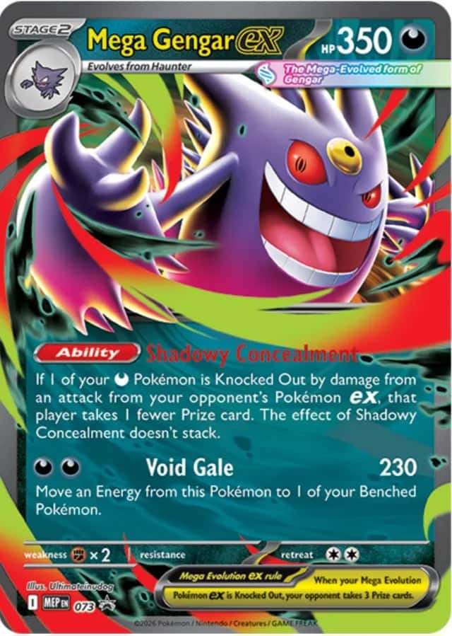 MEGA GENGAR ex トレーディングカード Pokémon Pokemon TCG: Mega Moonlit Tin Mega Gengar Ex - Best Buy