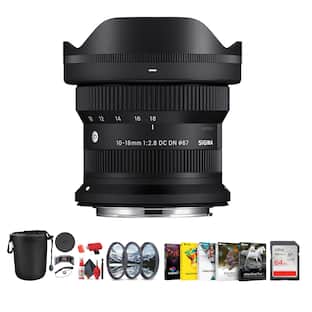 Sigma 10 18mm f/2.8 DC DN Contemporary Lens Base, Canon RF Black Sigma 10 18mm f/2.8 DC DN Contemporary Lens Base, Canon RF Black