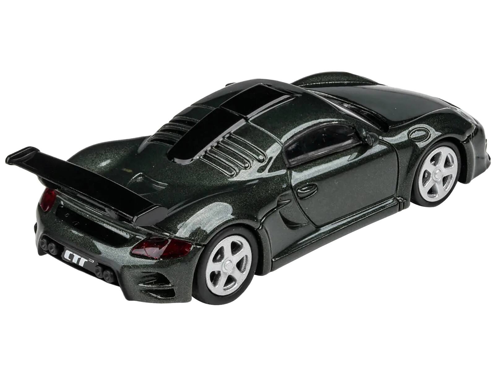 Back. Paragon - 2012 RUF CTR3 Clubsport Oak Green Metallic 1/64 Diecast Model Car by Paragon Models - Oak Green Metallic.