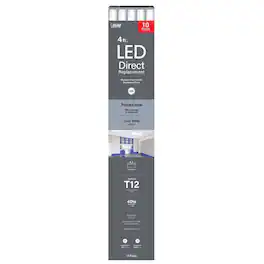 FEIT ELECTRIC - Plug & Play T12 Cool White 48 in. G13 Linear LED Bulb 40 Watt Equivalence 10 pk