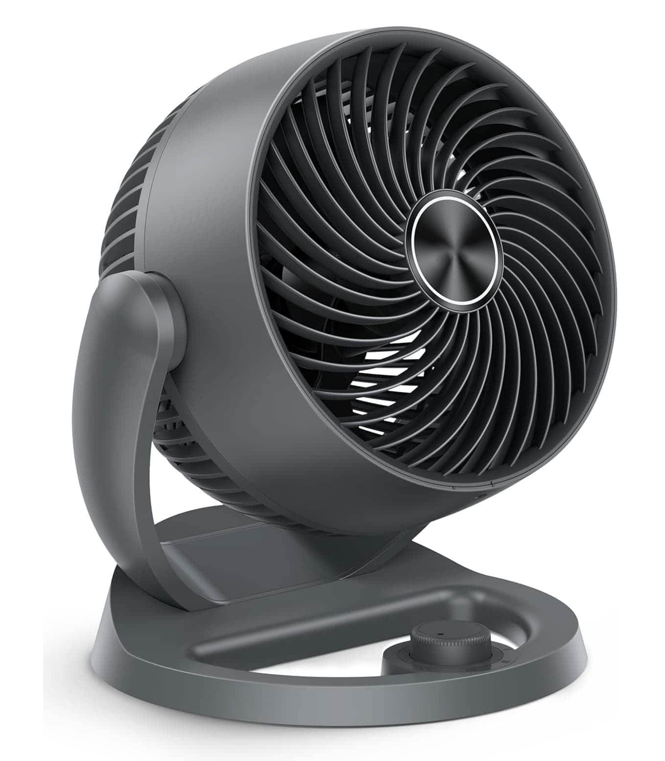 FINEAK - 12-Inch Ultra-Quiet Air Circulator Fan - 70ft Airflow 3-Speed 120° Tilt
