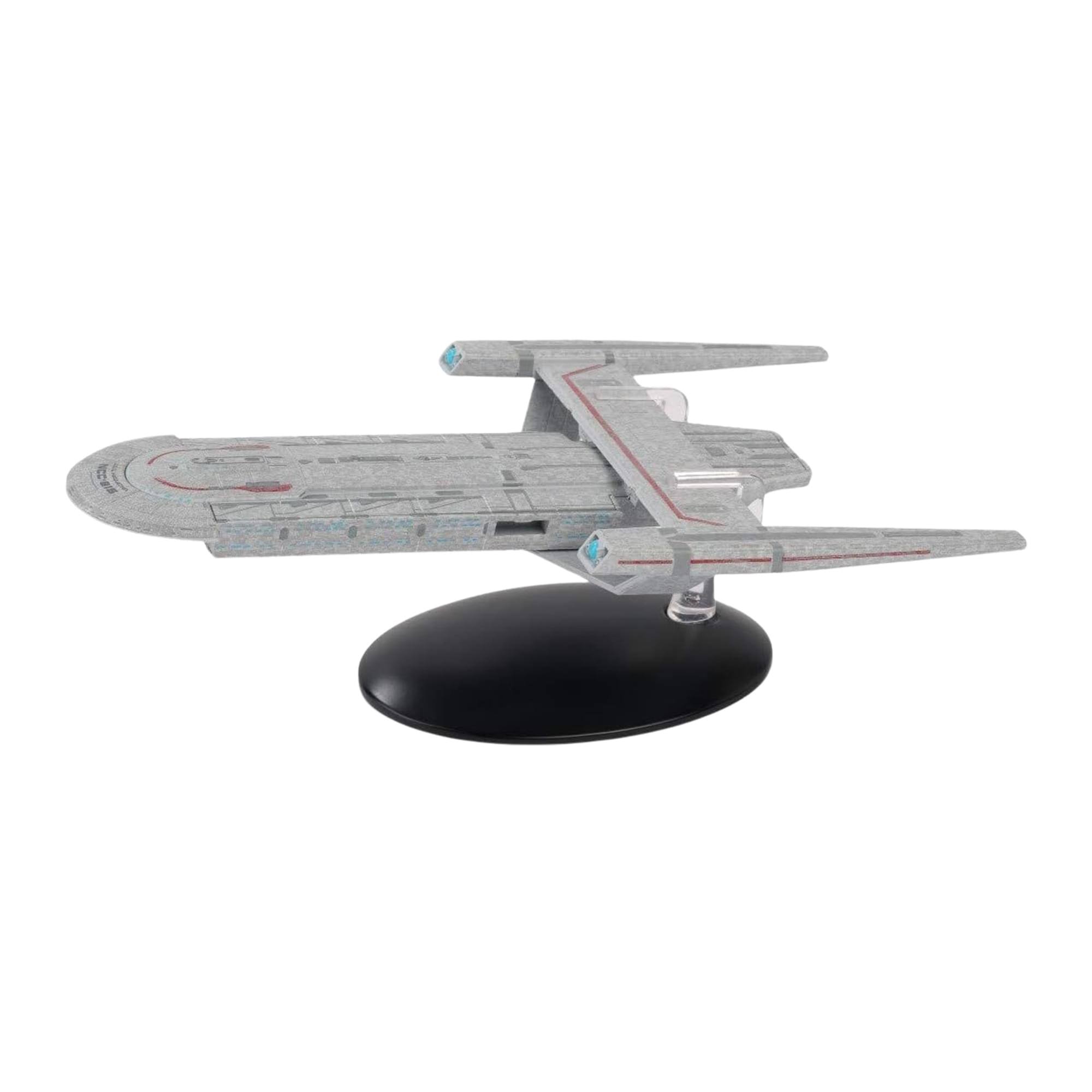 Alt View 10. Eaglemoss - Eaglemoss Star Trek Discovery Starship Replica | USS Hiawatha - Grey.