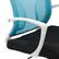 Alt View 17. CorLiving - Workspace Mesh Back Office Chair - Teal and White.