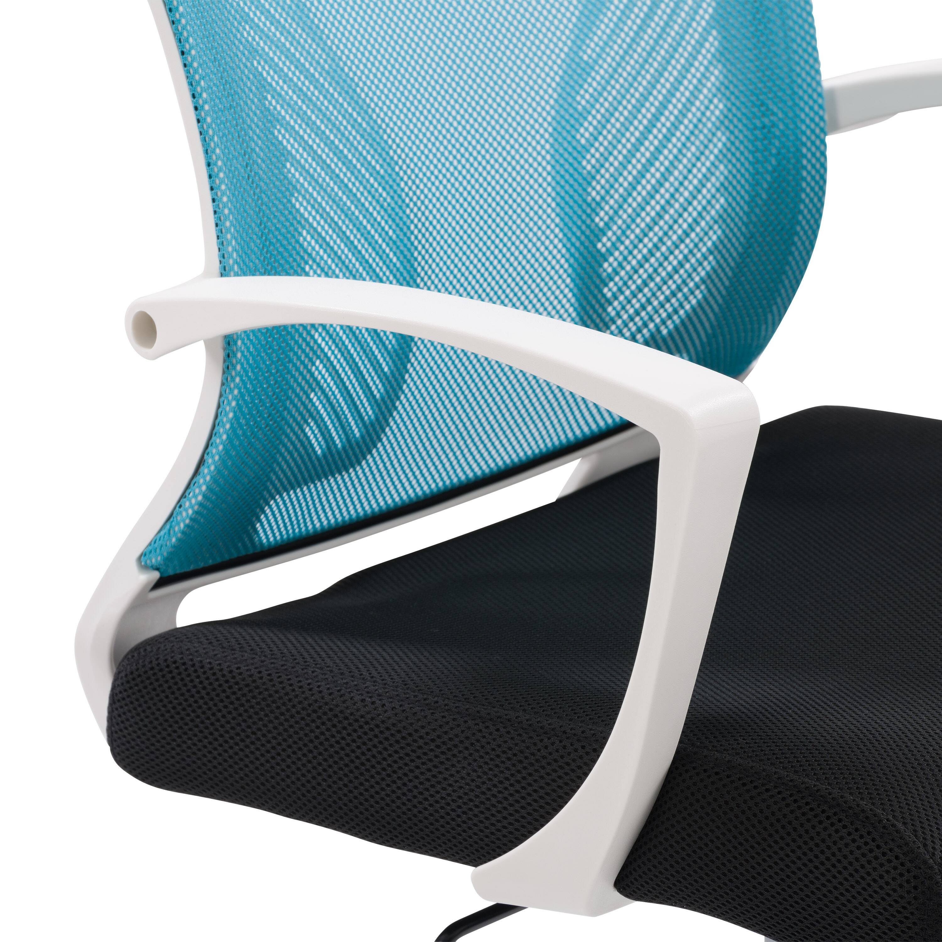 Alt View 17. CorLiving - Workspace Mesh Back Office Chair - Teal and White.