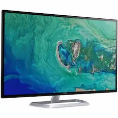 Front. Acer - 31.5" IPS LCD FHD 60Hz Monitor (VGA, HDMI) - Black.