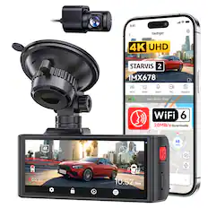 PEDTIGEA 9:41 Redtiger 4K UHD STARVIS 2 IMX678 0 D CO Minor Switch Sound . REC Snapshot SPS al Speed: 68 mph 7632m 4 WiFi 6 20MB/s Downloads 4 N12e N 4K 68 mph Nh 03:22 10:52 AM