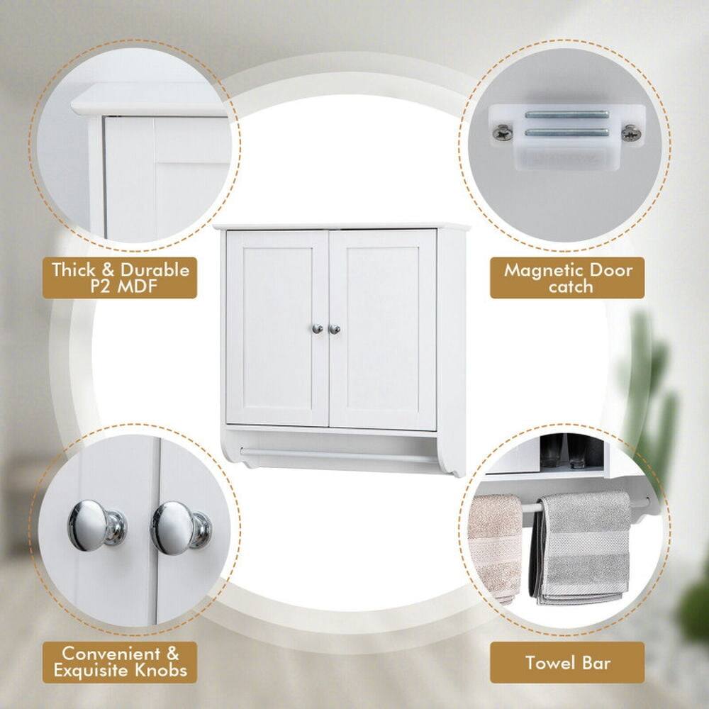 Thick & Durable P2 MDF  
Magnetic Door Catch  
Convenient & Exquisite Knobs  
Towel Bar