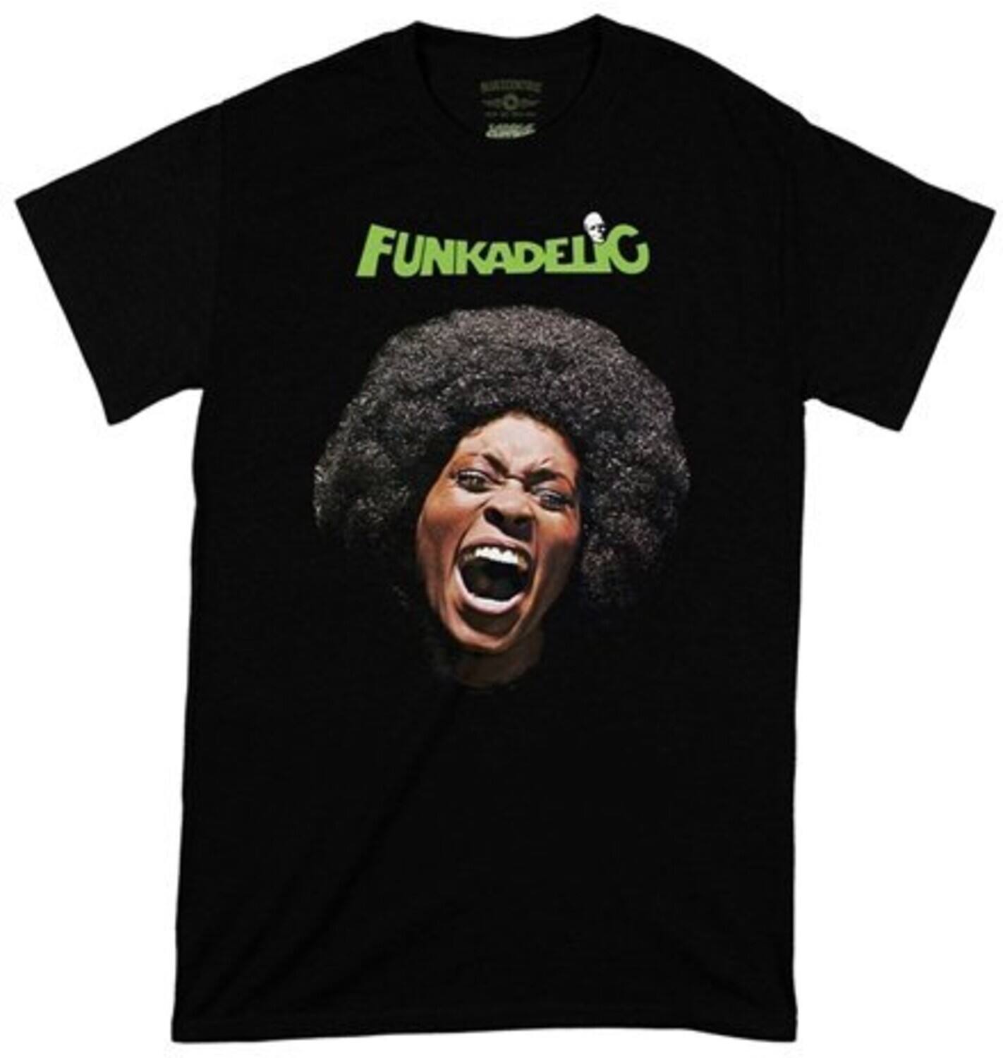 Front. PopMarket - Funkadelic - Funkadelic - Maggot Brain Album Cover - Heavy Cotton T-Shirt - 2XL Black   - APPAREL - Multicolor.
