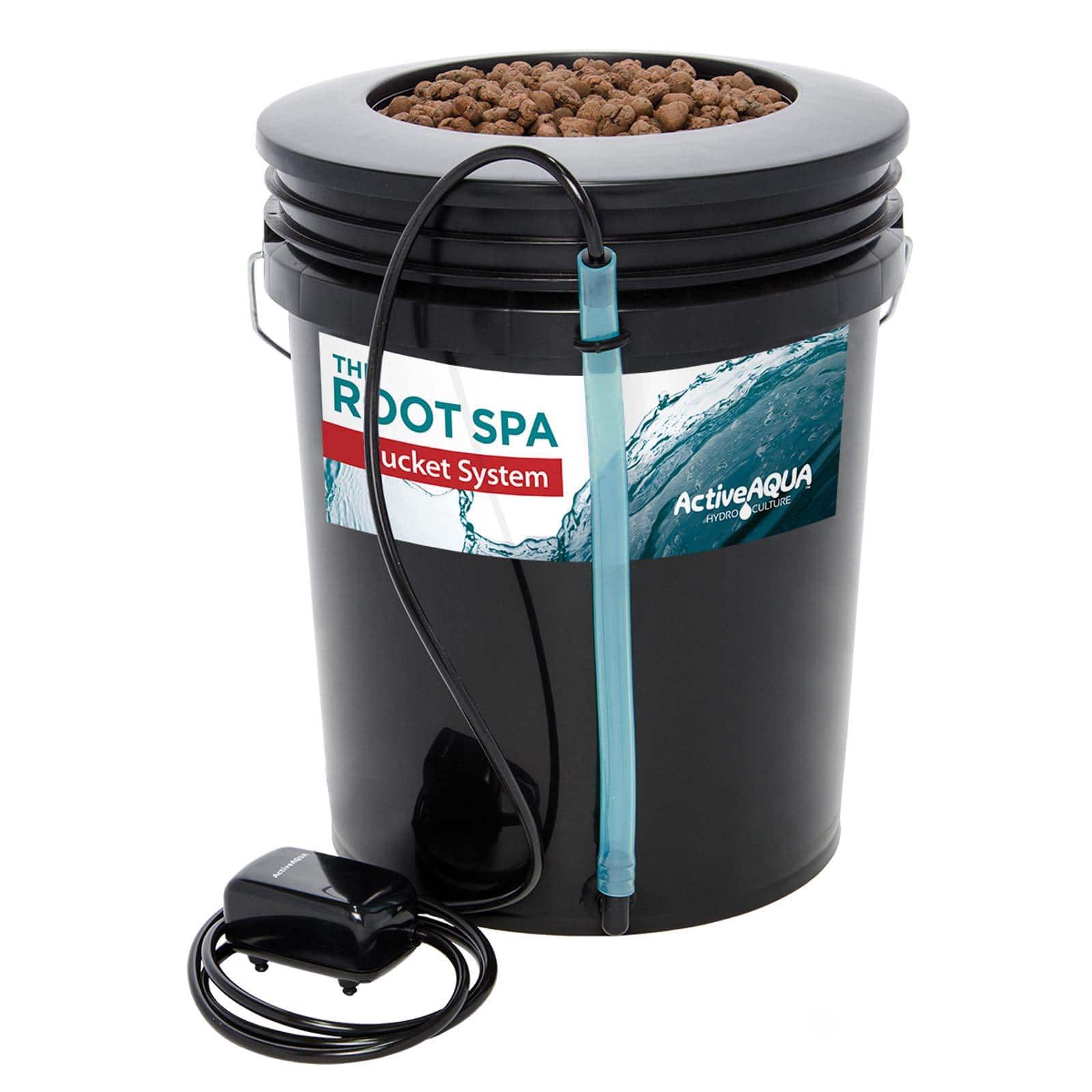 Active Aqua - RS5GALSYS Root Spa 5-Gal Hydroponic Bucket Deep Water Culture System - Black price history on PriceWatchPro