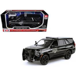 2025 Chevrolet Tahoe PPV "General Motors Police" Black "Custom Builder's Kit" Series 1/24 Diecast Model Car by Motormax