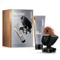 Manscaped - The Dome Shaver Pro Essentials Kit Rechargeable Wet/Dry Scalp and Bald Head Shaver Gift Set - Black - Front_Zoom