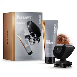Manscaped - The Dome Shaver Pro Essentials Kit Rechargeable Wet/Dry Scalp and Bald Head Shaver Gift Set - Black