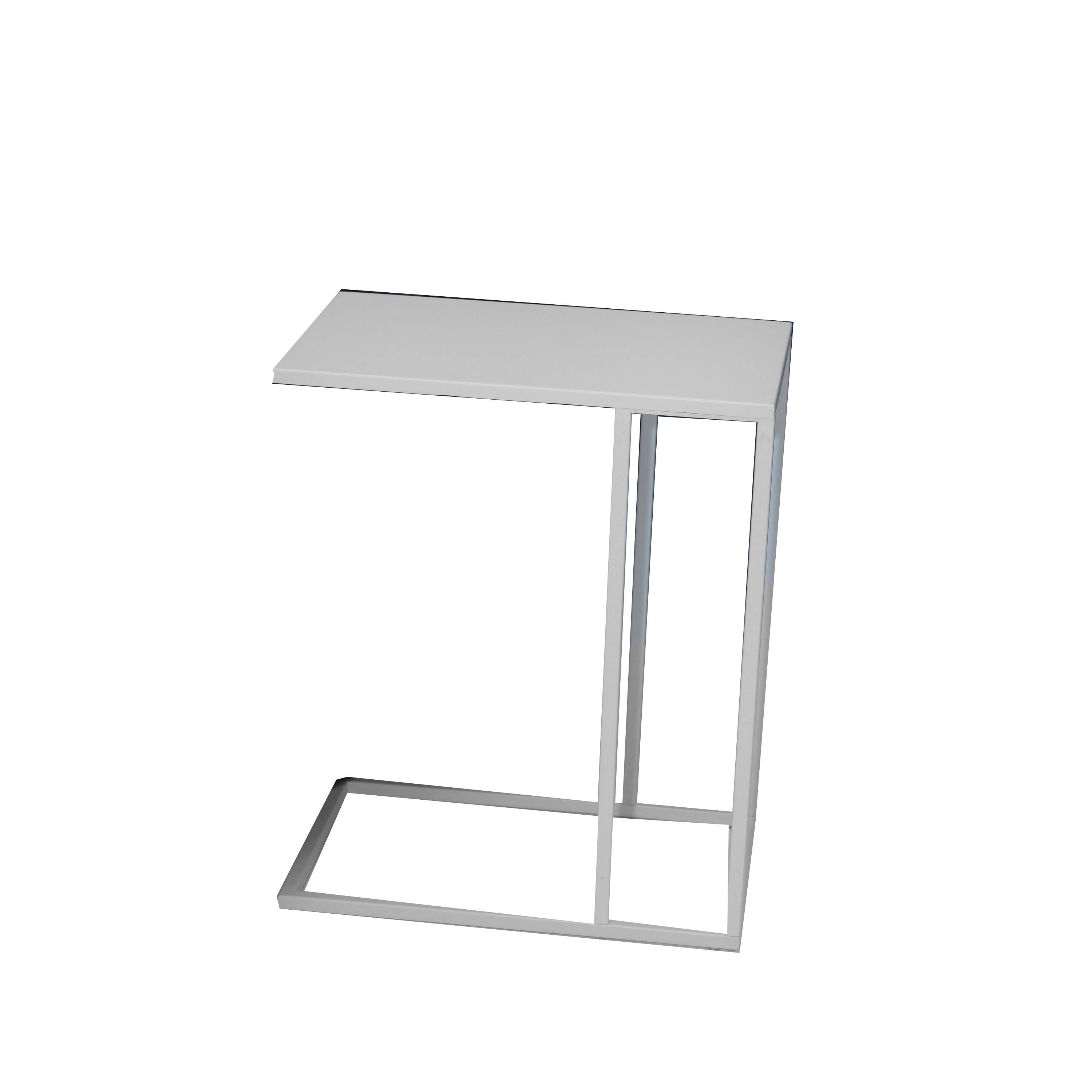 Manhattan Lane Eme 23 Inch Side End Table, Rectangular Tray Top, Modern ...