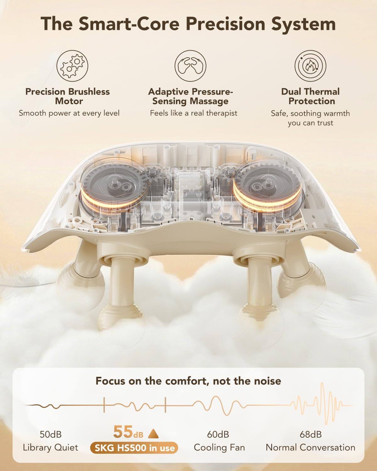 SKG Lower Back Massager for Pain Relief Deep Tissue Christmas