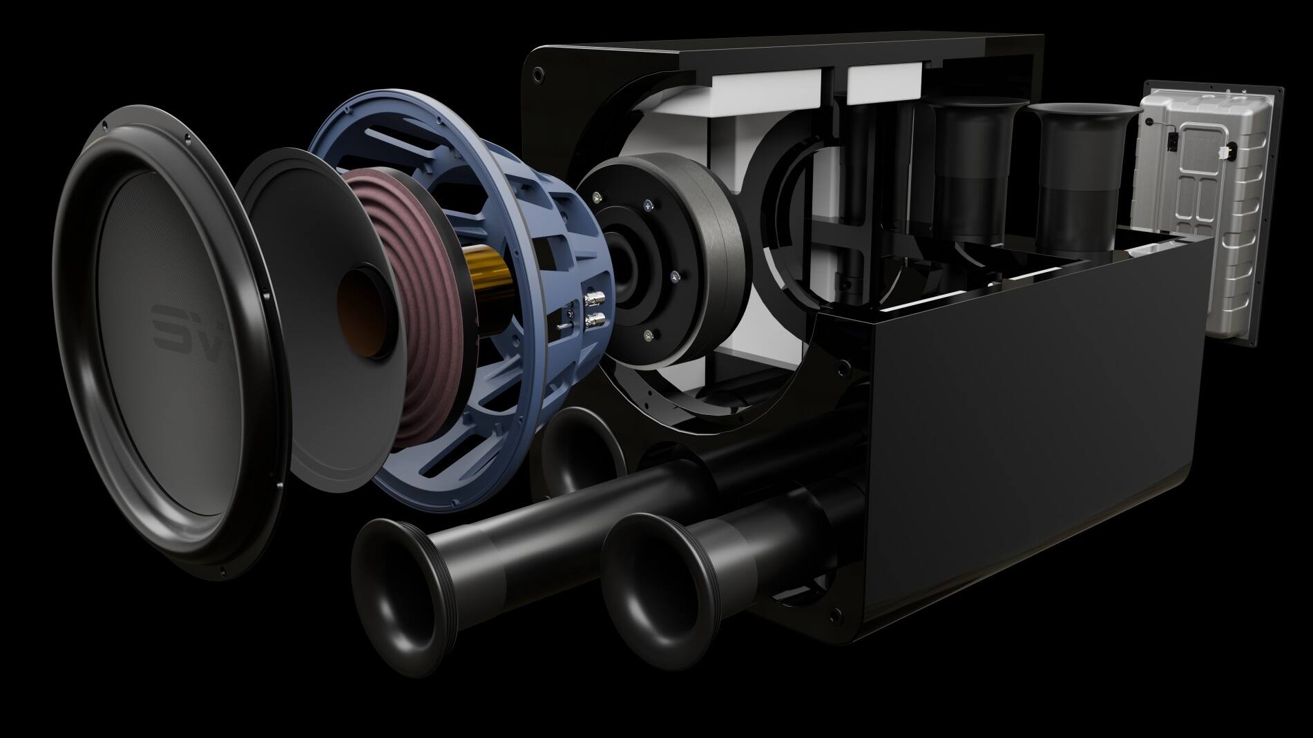 Alt View 12. SVS - PB-5000 Ultra R|Evolution 15" 2000W Powered Subwoofer - Black Ash.