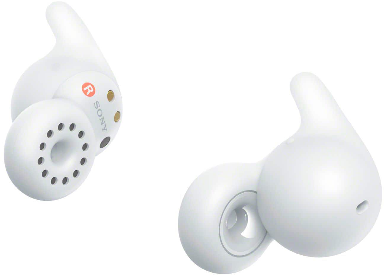 Angle. Sony - LinkBuds Open True Wireless Earbuds - White.