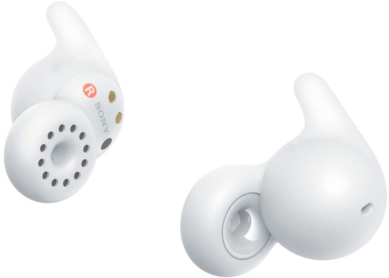 Angle. Sony - LinkBuds Open True Wireless Earbuds - White.