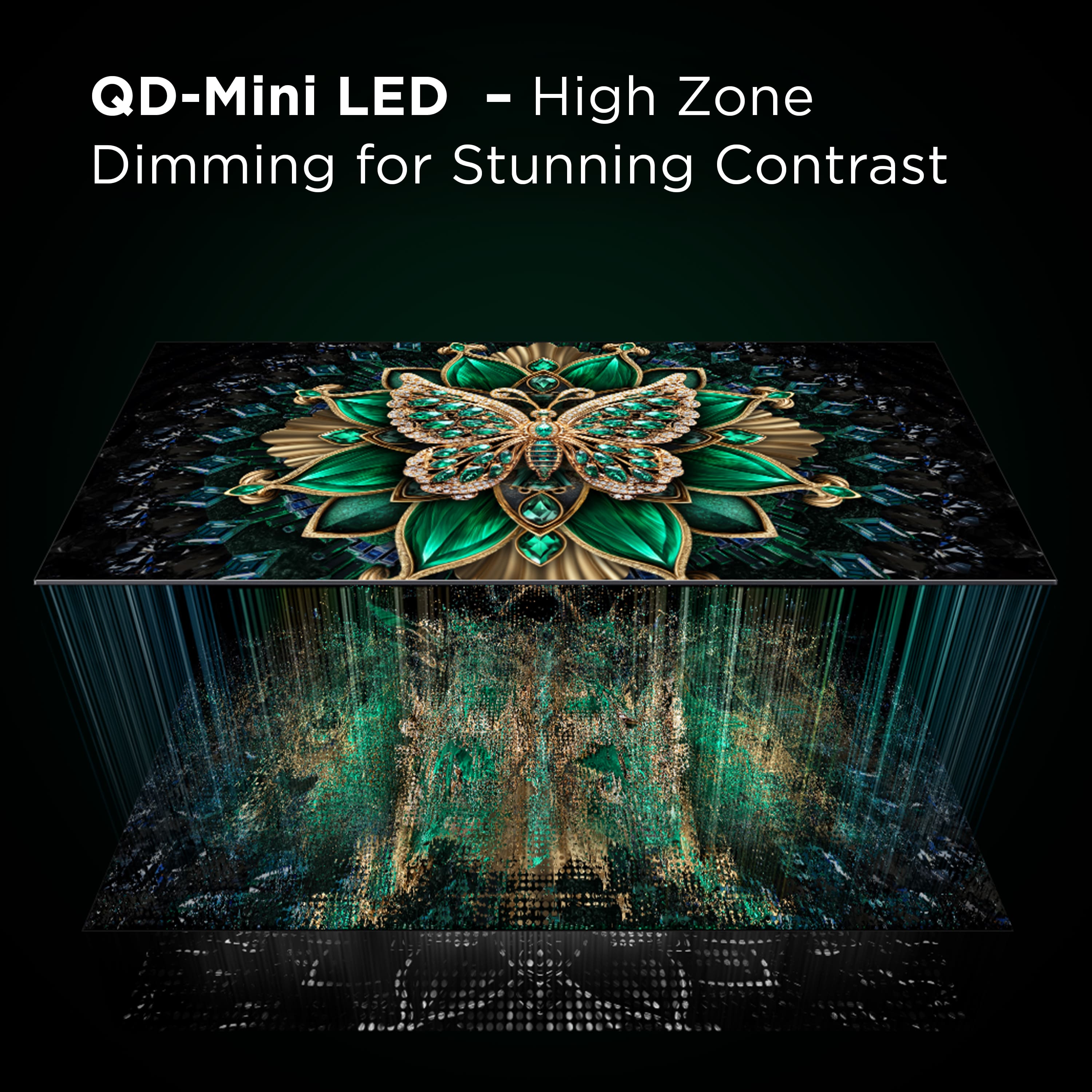 QD-Mini LED - High-Zone Dimming for Stunning Contrast